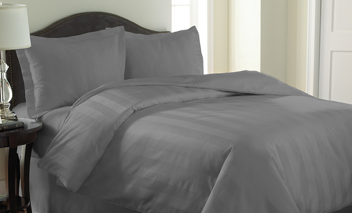 demask comforter set white